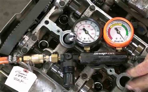 compression test for head gasket leak|compression tester vs leak down.